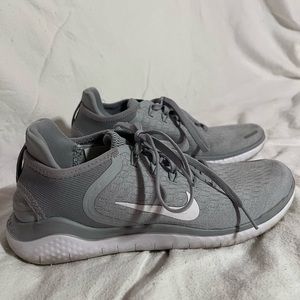 Nike Gray Free RN Sneakers